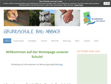 Tablet Screenshot of grundschule-bad-abbach.de